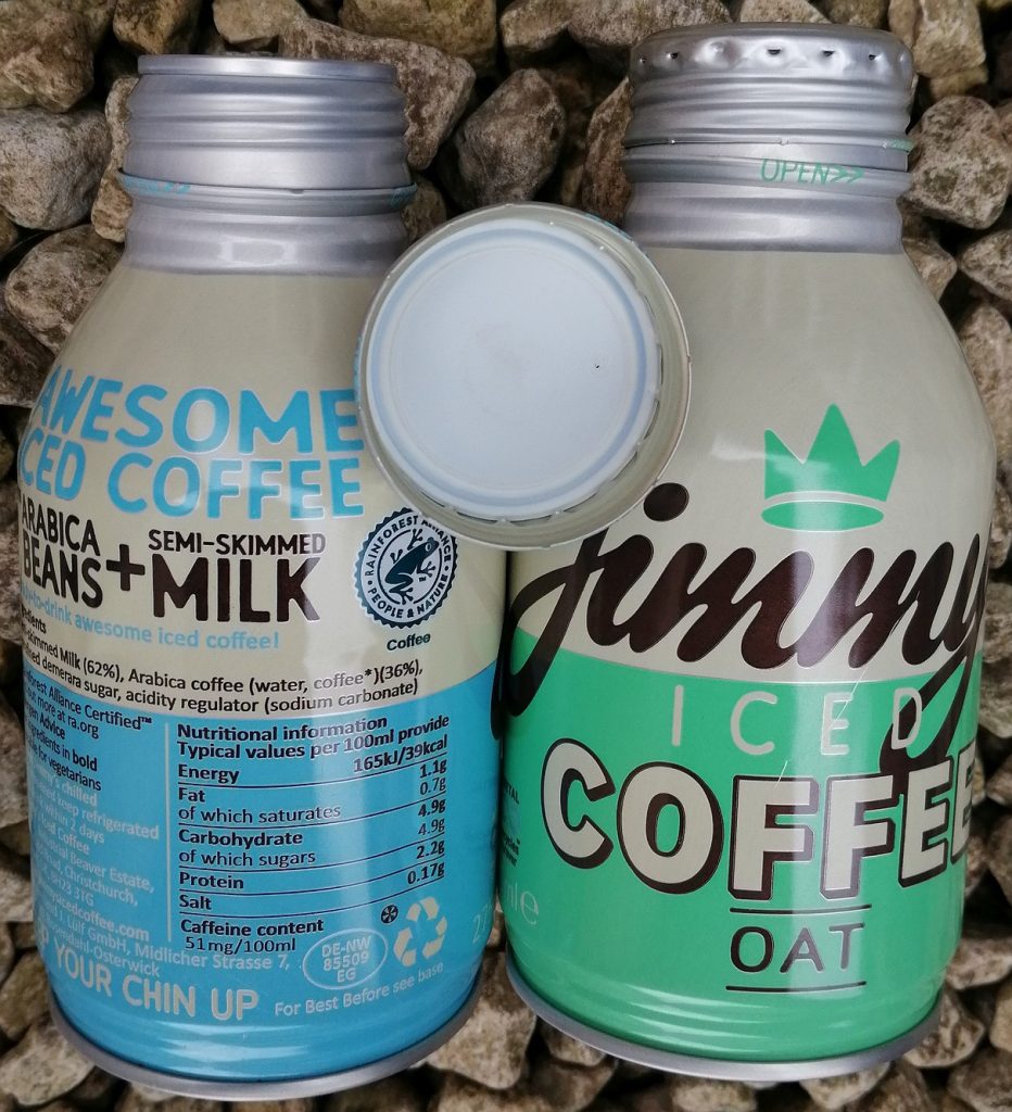 JImmy's iced coffee bottles